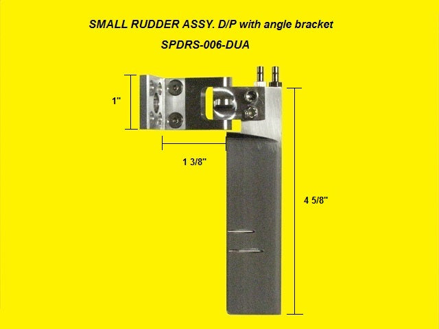 Speedmaster Small Rudder Dual Pickup